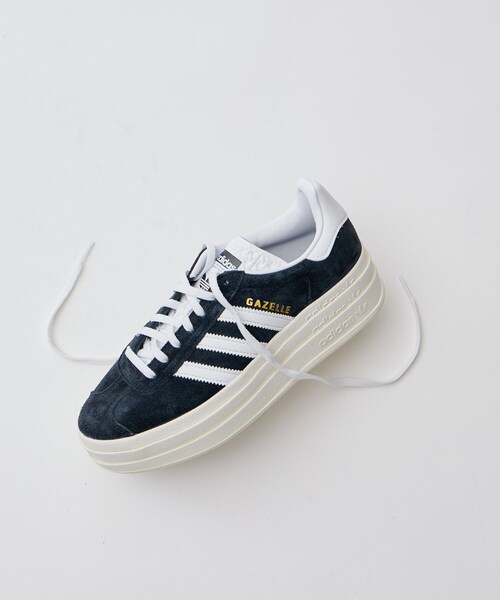 VIS(ビス)の「【adidas】GAZELLE BOLD W【WEB限定】(スニーカー・レディース・ブラック系・23.0/24.0/24.5/23.5)」の21枚目の写真