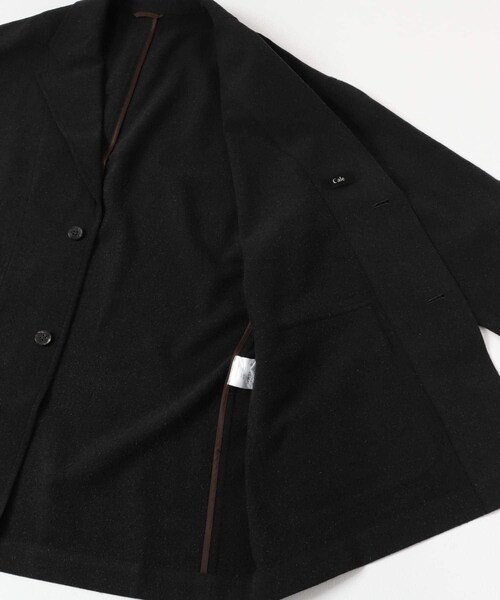 URBAN RESEARCH（アーバンリサーチ）の「Cale　シルクウールニドムジャケット（テーラードジャケット・メンズ・Black・3/4）」の9枚目の写真