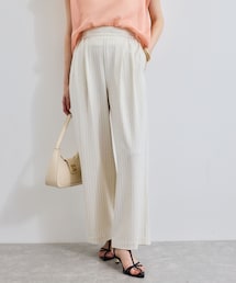 VIS | 【接触冷感/UVケア】ピンストライプリラックスワイドパンツ(その他パンツ)