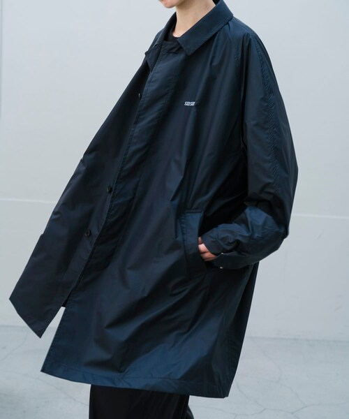 URBAN RESEARCH（アーバンリサーチ）の「SEE SEE　SOUTIEN COLLAR COAT（ステンカラーコート・メンズ・BLACK/NAVY・M/L/XL/XXL）」の20枚目の写真