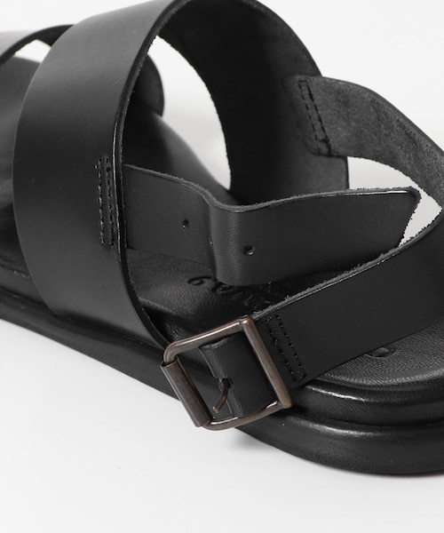 かぐれ(カグレ)の「CORSO ROMA, 9 DOUBLE STRAP SANDAL(サンダル・レディース・NERO/MOGANO・36/37/38)」の8枚目の写真