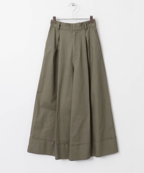 KBF（ケイビーエフ）の「スーパーWIDEチノパン（チノパンツ・レディース・BEIGE/PINK/KHAKI・one）」の13枚目の写真
