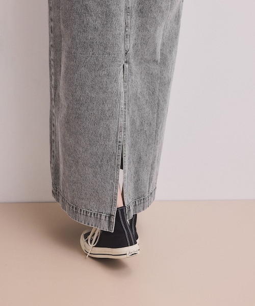 ADAM ET ROPE'（アダムエロペ）の「【WEB限定】ドロストネックデニムワンピース（ワンピース・レディース・ブラック系/ブルー系・36/38）」の13枚目の写真