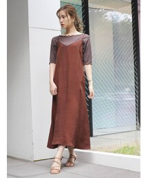 dazzlin | サテンVキャミワンピース(ワンピース)