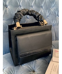 RESEXXY | ハンドルデザインスクエアバッグ(ハンドバッグ)