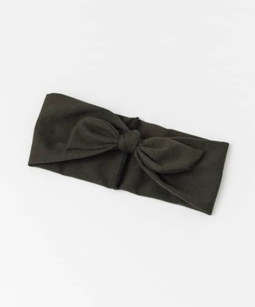 SENSE OF PLACE by URBAN RESEARCH（センスオブプレイスバイアーバンリサーチ）の「FO リボンヘアバンド∴（ヘアバンド・レディース・NAVY/GRAY/KHAKI/BROWN・FREE）」の4枚目の写真