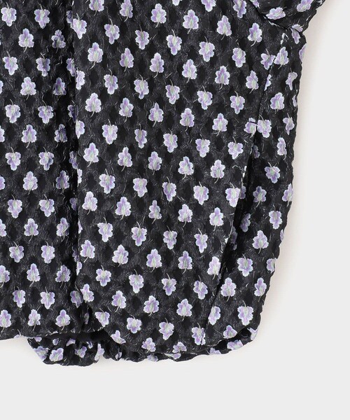 ROPE'(ロペ)の「【Masaco Teranishi(マサコテラニシ)】FRAGA JACQUARD BLOUSON|ブルゾン(ブルゾン・レディース・ブラック・38)」の9枚目の写真