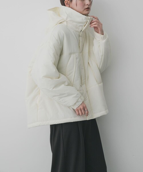 SENSE OF PLACE by URBAN RESEARCH（センスオブプレイスバイアーバンリサーチ）の「『2WAY仕様/撥水』『UR TECH』モンスターブルゾン（その他アウター・レディース・IVORY/BLACK/Y.BEIGE/BLK×GRY・one）」の9枚目の写真