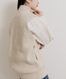 THE GOODLAND MARKET | 米富繊維　MERCERIZED COTTON RIB VEST(ベスト)