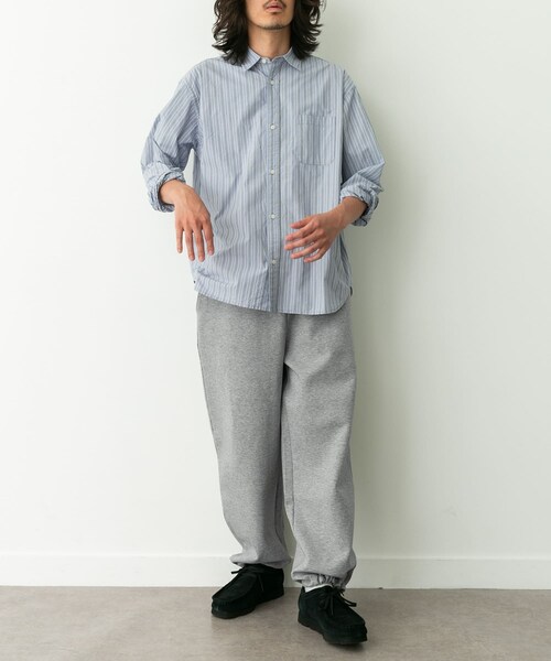 URBAN RESEARCH Sonny Label（アーバンリサーチサニーレーベル）の「リラックスワイドスウェットパンツ（スウェットパンツ・メンズ・ブラック/杢グレー・M/L）」の8枚目の写真