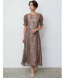 LAGUNAMOON | LADYパネルレースワンピース(ドレス)