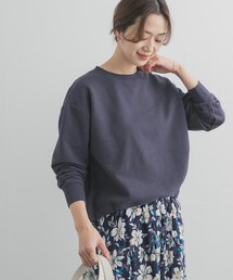 URBAN RESEARCH DOORS | コットンスウェットヘムドロストプルオーバー(スウェット)