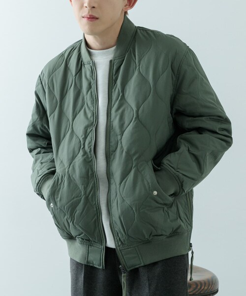 ITEMS URBANRESEARCH（アイテムズ アーバンリサーチ）の「TAION　Military MA-1 Down Jacket（その他アウター・メンズ・MULTI/BLK/OLV・M/L/XL）」の20枚目の写真