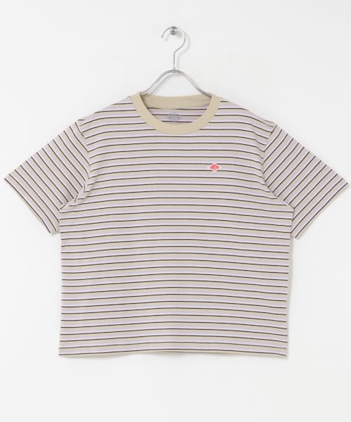 URBAN RESEARCH DOORS(アーバンリサーチドアーズ)の「DANTON SHORT T-SHIRTS(Tシャツ/カットソー・レディース・BEIGE×PUR/GREY×GRE/ECRU×DKBE・S)」の3枚目の写真