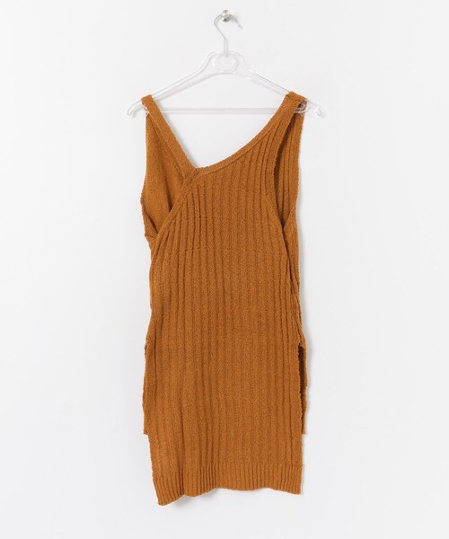 LAATO（ラート）の「WRAP KNIT TANK（タンクトップ・レディース・スパイス/クリーム・FREE）」の10枚目の写真