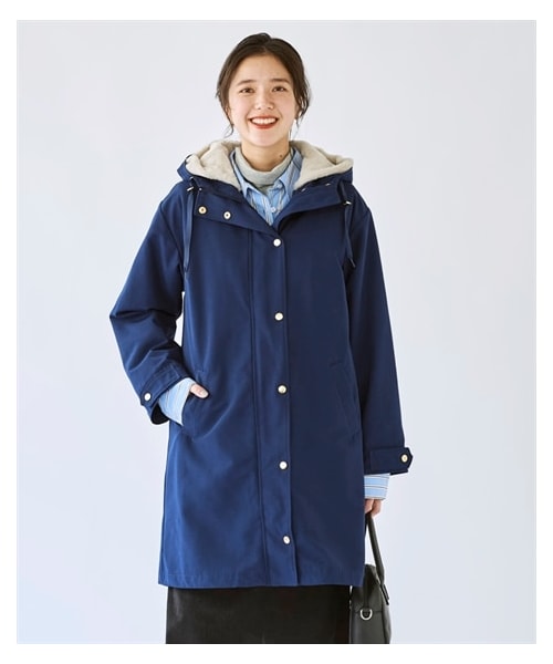 nissen（ニッセン）の「裏フェイクファーライナー付モッズコート（はっ