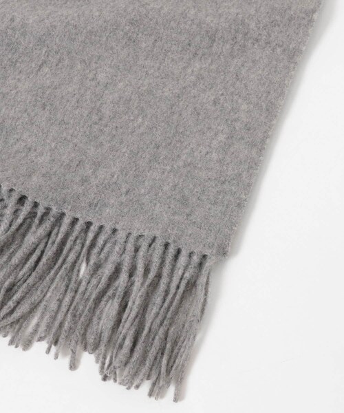 URBAN RESEARCH Sonny Label（アーバンリサーチサニーレーベル）の「大判ウールストール（マフラー・レディース・チャコール/Lグレー/ベージュ/ボルドー・One）」の10枚目の写真