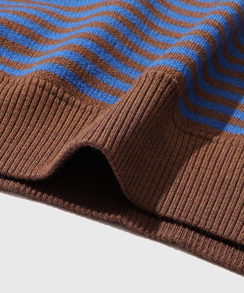 ADAM ET ROPE'（アダムエロペ）の「【GALLIA/ガッリア】GINSBERG（ポロシャツ・メンズ・ダークブラウン系・48/50/52）」の12枚目の写真