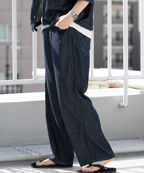 EKAL（エカル）の「『別注』Wrangler×EKAL　ライトデニムリラックスバギーパンツ（デニムパンツ・レディース・USED/O.W・one）」の14枚目の写真