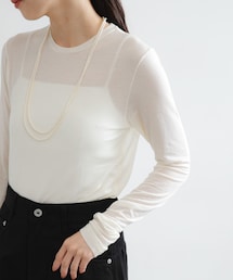 URBAN RESEARCH | カシミヤシルククルーネックカットソー(Tシャツ/カットソー)