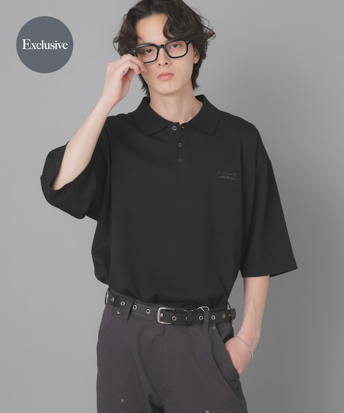 SENSE OF PLACE by URBAN RESEARCH（センスオブプレイスバイアーバンリサーチ）の「『別注』Converse×SENSE OF PLACE　JACK PURCELLポロシャツ（ポロシャツ・メンズ・WHITE/BLACK/BLUE・M/L）」の2枚目の写真