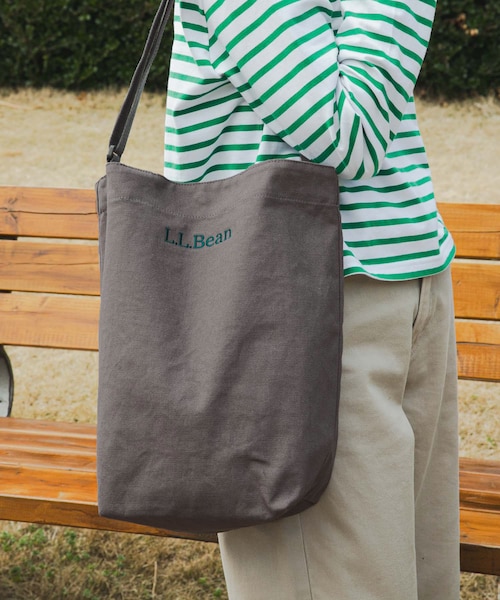 URBAN RESEARCH DOORS（アーバンリサーチドアーズ）の「『別注』L.L.Bean×DOORS　Shoulder Strap Tote M（ショルダーバッグ・レディース・Natural/Black/CarbonGray・one）」の9枚目の写真