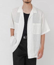 URBAN RESEARCH | SANDWASH LINEN OPEN SHIRTS(シャツ/ブラウス)