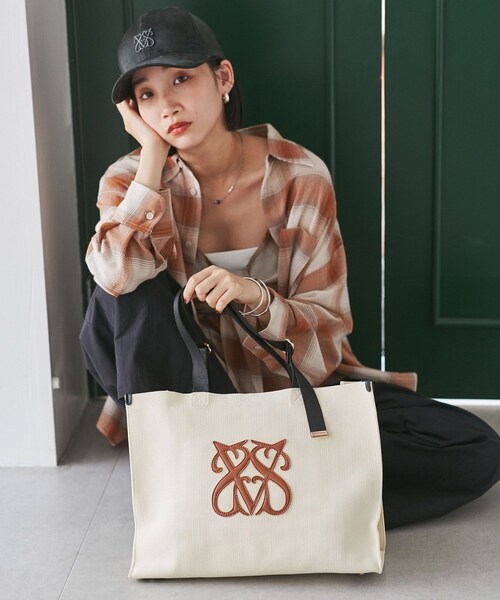 VIS（ビス）の「スエードロゴキャップ/追加（キャップ・レディース・チャコール/ブラウン/ピンク系・F）」の5枚目の写真