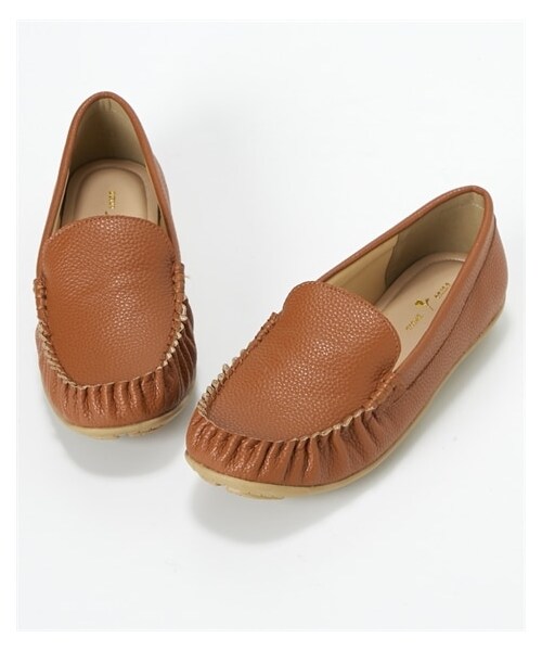 nissen（ニッセン）の「【ゆったり幅広】シンプルドライビングシューズ（ワイズ４Ｅ）（バレエシューズ・メンズ・黒/ホワイト/ネイビー/キャメル/シルバー/モカブラウン/ブロンズ/シャンパンゴールド・M=23.0~23.5cm/4E/L=24.0~24.5cm/4E/LL=25.0~25.5cm/4E/3L=26.0~26.5cm/4E）」の13枚目の写真