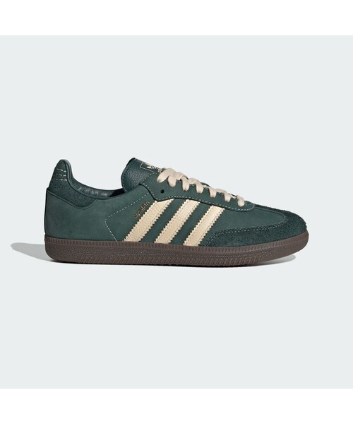 adidas（アディダス）の「サンバ OG / Samba OG（シューズ・レディース・グリーン/ホワイト/ブラック・22.0cm/22.5cm/23.0cm/23.5cm/24.0cm/24.5cm/25.0cm/25.5cm/26.0cm/26.5cm/27.0cm/27.5cm/28.0cm/28.5cm/29.0cm/29.5cm/30.0cm/30.5cm/31.0cm/31.5cm/32.0cm）」の6枚目の写真