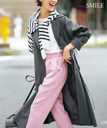 nissen | ベルテッドスプリングコート【OtonaSMILE】(トレンチコート)