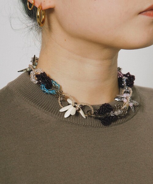 URBAN RESEARCH(アーバンリサーチ)の「JACOB Dila Amethyste Necklace(ネックレス・レディース・Multi・Free)」の4枚目の写真