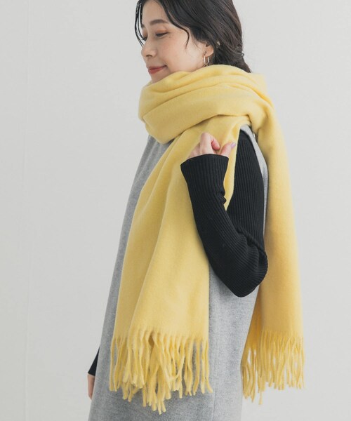 URBAN RESEARCH DOORS（アーバンリサーチドアーズ）の「なめらかプレーンストール（ストール/ショール・レディース・BEIGE/YELLOW/BLUE/GRAY・one）」の22枚目の写真