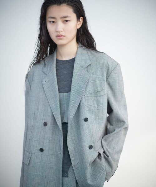 URBAN RESEARCH(アーバンリサーチ)の「new basic HIGH TWIST WOOL BUSTIER(その他トップス・レディース・CHECK/BLACK・Free)」の11枚目の写真