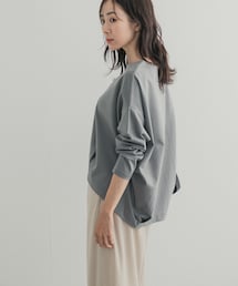 URBAN RESEARCH DOORS | コットンバックタック長袖プルオーバー(Tシャツ/カットソー)