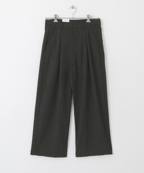 SENSE OF PLACE by URBAN RESEARCH(センスオブプレイスバイアーバンリサーチ)の「『イージーケア/セットアップ対応』リネンライクタックワイドパンツ(その他パンツ・メンズ・CHARCOAL/GREIGE/NAVY・S/M/L)」の14枚目の写真