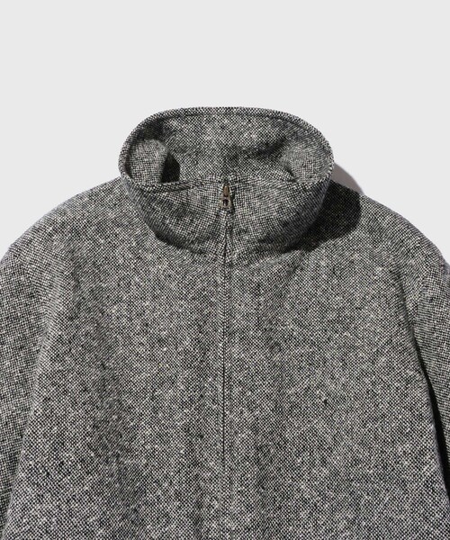 ADAM ET ROPE'(アダムエロペ)の「TWEED HOMESPAN RACING BLOUSON(ブルゾン・メンズ・ブラック・L/M/S)」の13枚目の写真