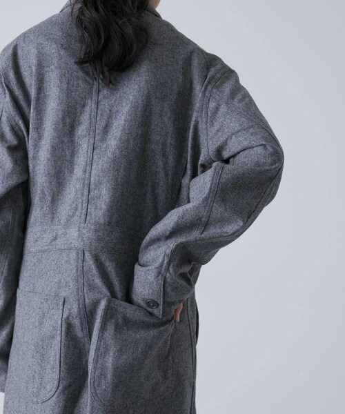 かぐれ(カグレ)の「MASTER&CO FLANNEL ALL IN ONE(つなぎ/オールインワン・レディース・GREY/DK GREY・S)」の14枚目の写真