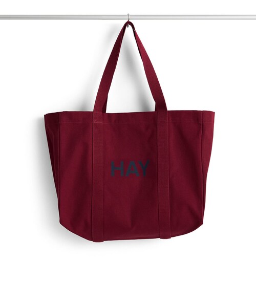 SENSE OF PLACE by URBAN RESEARCH(センスオブプレイスバイアーバンリサーチ)の「HAY Shopper Bag M(トートバッグ・メンズ・LAVENDER/SoftYellow/Burgundy/SteelBlue・One)」の4枚目の写真