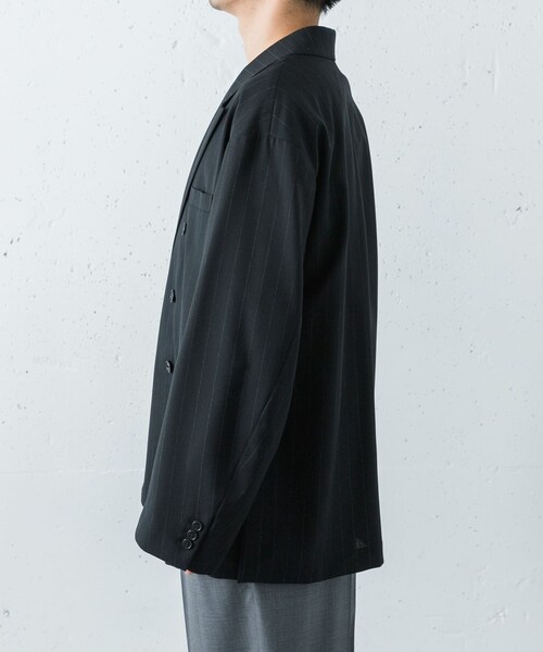 URBAN RESEARCH(アーバンリサーチ)の「COUTURE D’ADAM BIG JACKET DOUBLE STRIPE(テーラードジャケット・メンズ・BLACK・40/42)」の5枚目の写真