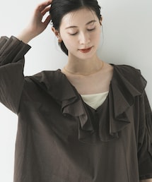 URBAN RESEARCH | 『一部WEB限定カラー』コットンボイルラッフルブラウス(シャツ/ブラウス)
