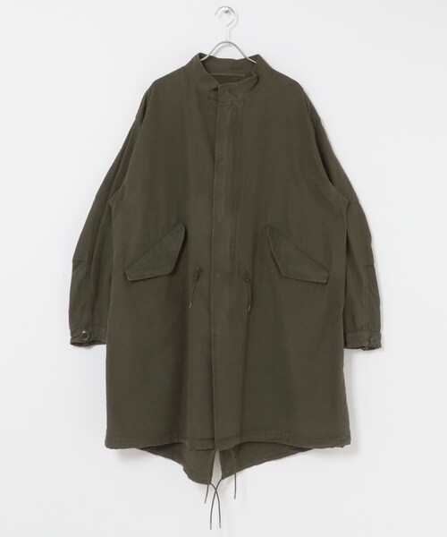 URBAN RESEARCH(アーバンリサーチ)の「A PRESSE Vintage Washed Wool M-65 Field Parka(ミリタリージャケット・メンズ・OLIVE・2/3)」の2枚目の写真