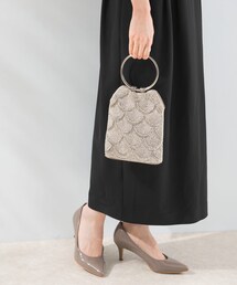 URBAN RESEARCH ROSSO WOMEN | リングハンドルビジューバッグ(ハンドバッグ)