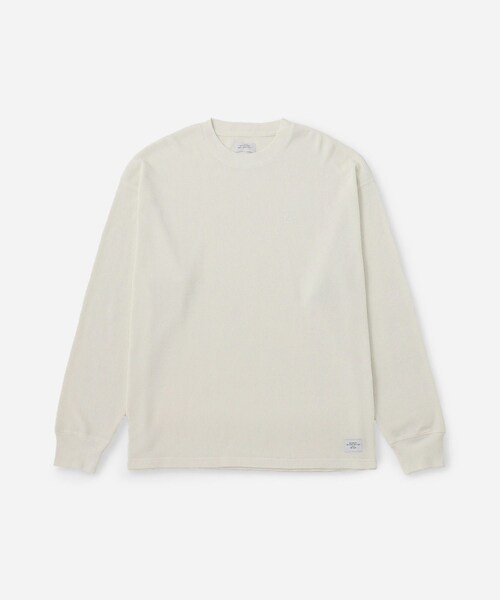 Saturdays NYC（サタデーズ ニューヨークシティ ）の「Alex Waffle Relaxed LS Tee（Tシャツ/カットソー・レディース・ブラック/オフホワイト/オリーブ・L/M/S/XL/XS/XXL）」の5枚目の写真