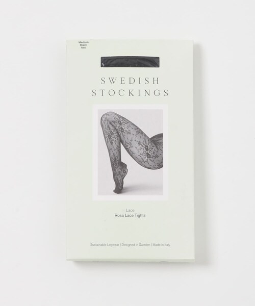 URBAN RESEARCH（アーバンリサーチ）の「SWEDISH STOCKINGS　ROSA Lace Tights（タイツ/ストッキング・レディース・079BLACK/080Ivory・-）」の14枚目の写真