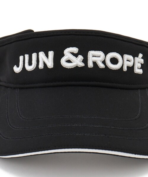 ROPE'（ロペ）の「立体刺繍ロゴバイザー（サンバイザー・レディース・ブラック/ホワイト/ネイビー・F）」の14枚目の写真