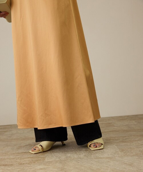 ROPE'（ロペ）の「【洗える】シャイニーサテンキャミワンピース（ドレス・レディース・オフホワイト/オレンジ・F）」の16枚目の写真