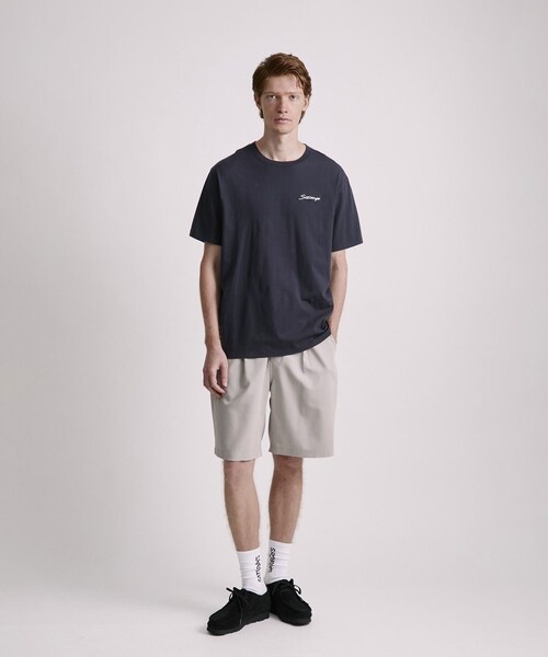 Saturdays NYC(サタデーズ ニューヨークシティ )の「Script Emb SS Tee(Tシャツ/カットソー・レディース・ネイビー・L/M/S/XL/XS/XXL)」の22枚目の写真