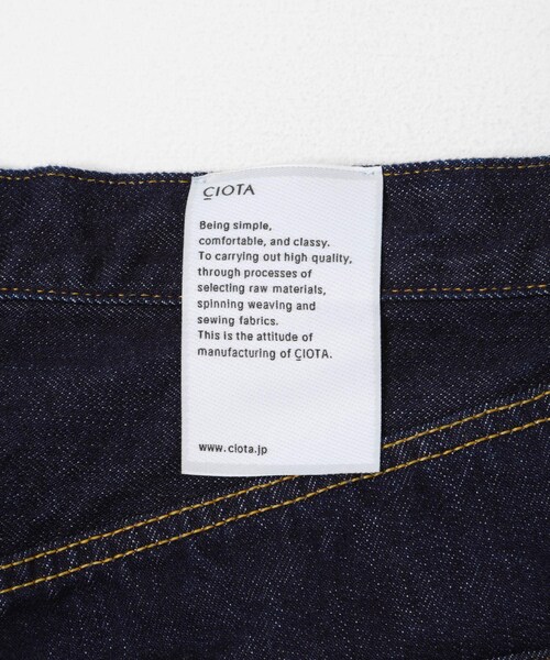 URBAN RESEARCH(アーバンリサーチ)の「『別注』CIOTA×URBAN RESEARCH STRAIGHT 5 POCKET PANTS(デニムパンツ・メンズ・DARK NAVY・30/32/34)」の16枚目の写真