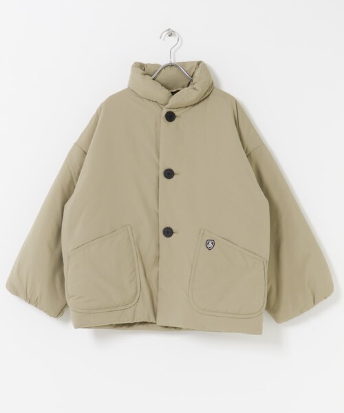 URBAN RESEARCH DOORS(アーバンリサーチドアーズ)の「ORCIVAL STAND COLLAR BLOUSON(ブルゾン・レディース・BLACK/BEIGE/ORANGE・1)」の2枚目の写真